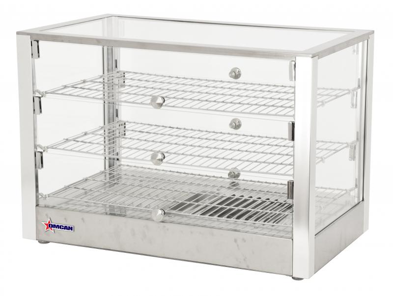 Nella 28" Countertop Display Warmer with 3 Front & Back Hinged Doors