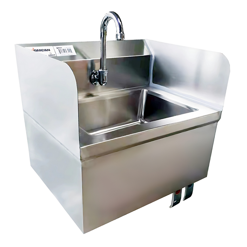 Nella Hand Sink with Knee Valve Assembly & Side Splashes