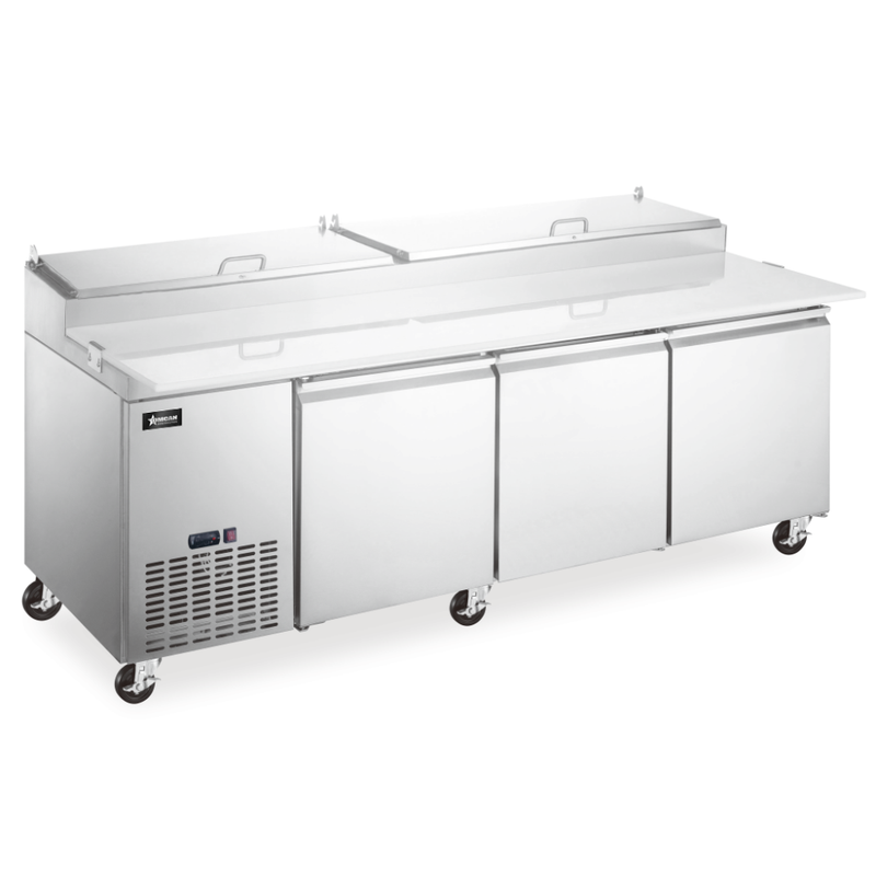 Nella 92" Refrigerated Pizza 9 Pan Prep Table