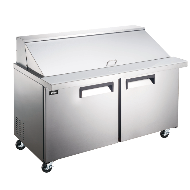 Nella 47" Sandwich / Salad 18 Pan Refrigerated Prep Table