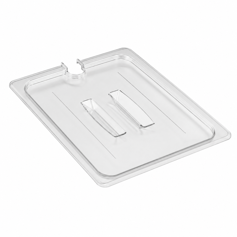 Nella 1/2 Size Notched Food Pan Cover, Clear