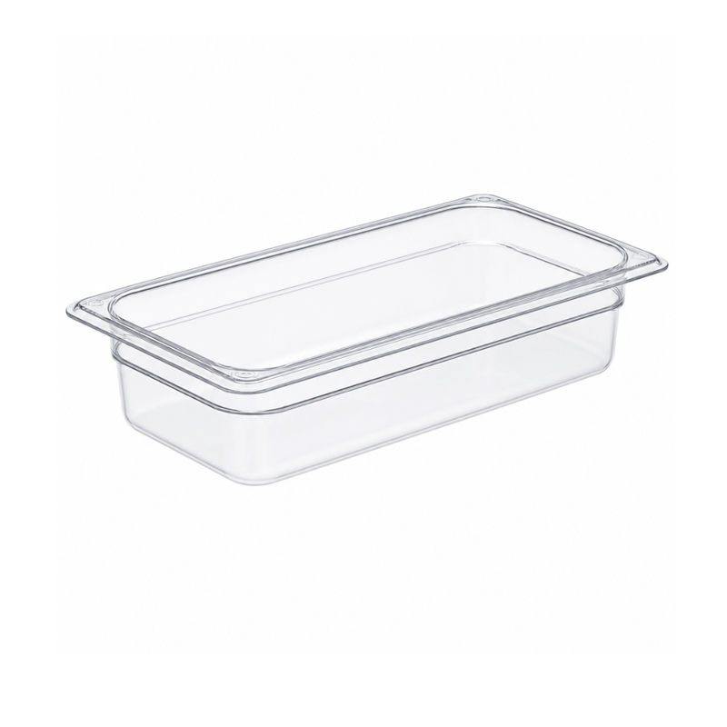 Nella 1/3 Size Food Pan 2.5" Deep, Clear