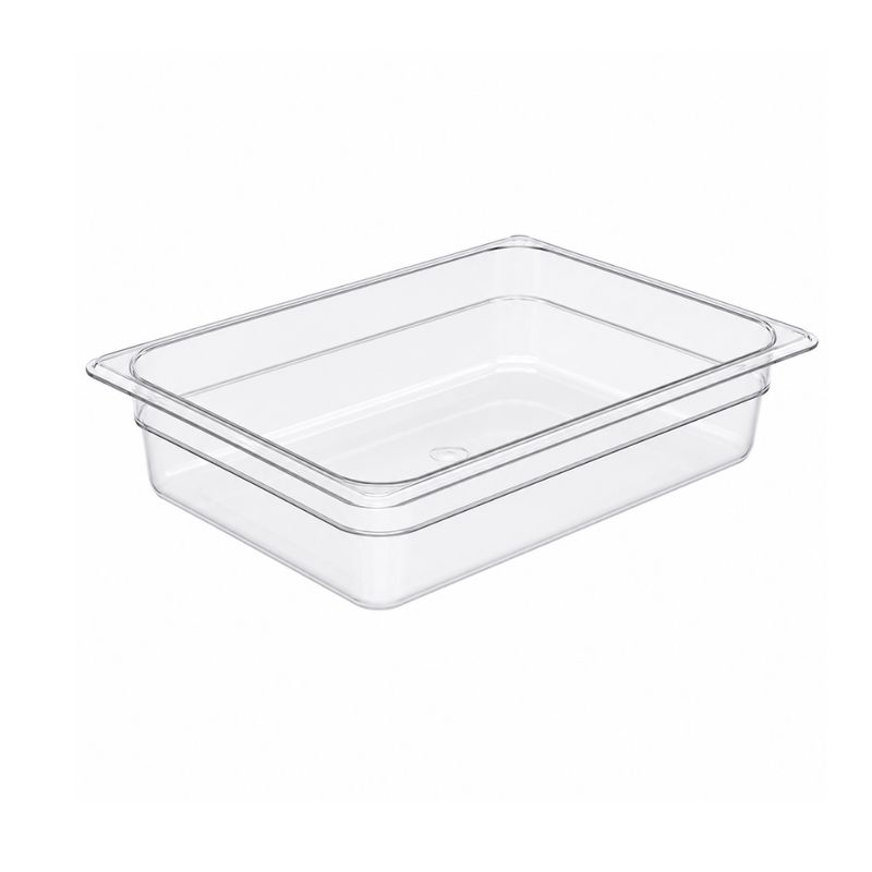 Nella 1/2 Size Food Pan 2.5" Deep, Clear