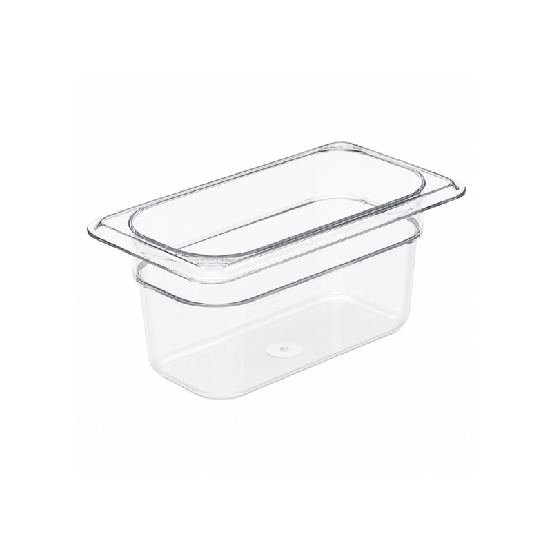 Nella 1/9 Size Food Pan with 2.5" Depth, Clear