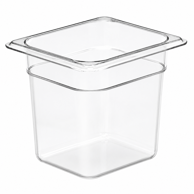Nella 1/6 Food Pan, 6" Deep, Clear