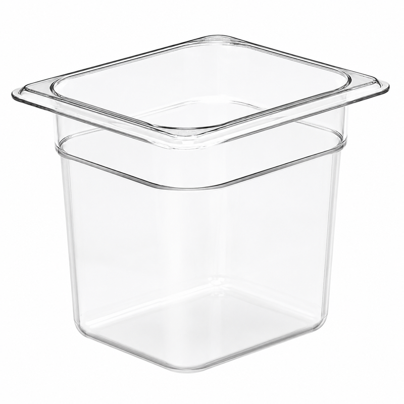 Nella 1/6 Food Pan, 6" Deep, Clear