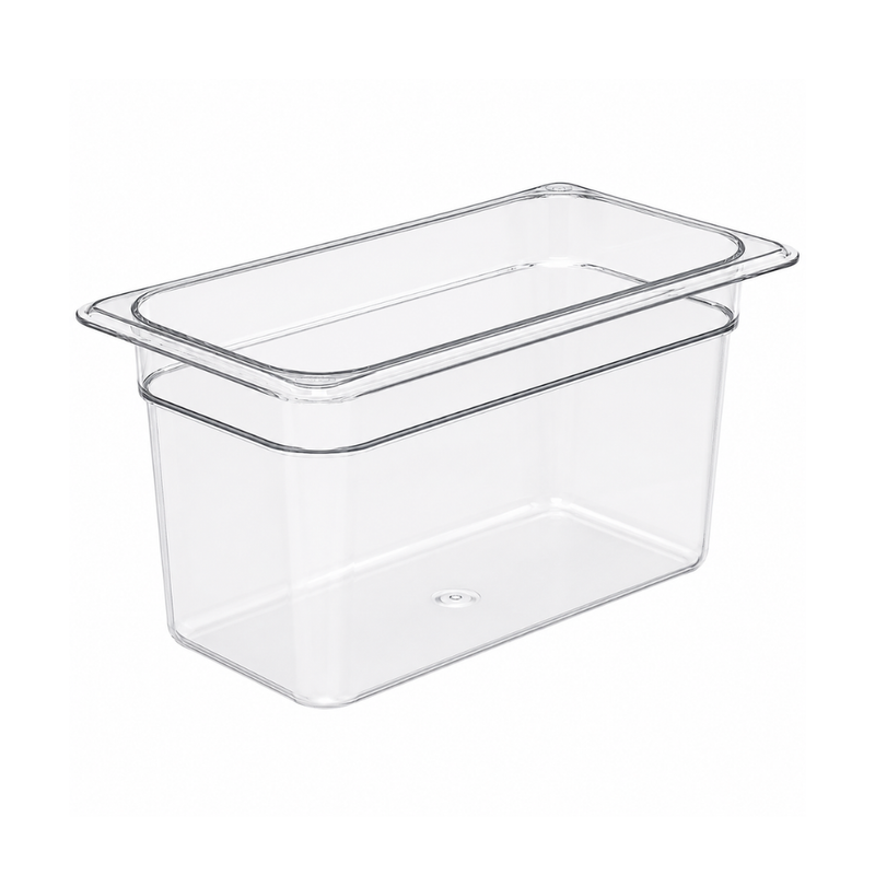 Nella 1/4 Size Food Pan with 6" Depth, Clear
