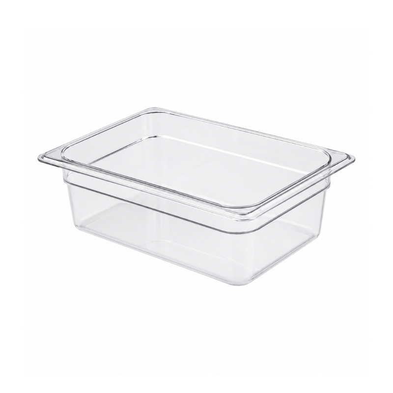 Nella 1/2 Size Food Pan 4" Deep, Clear