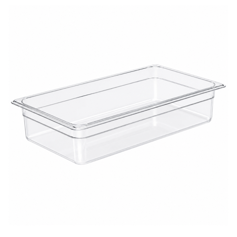 Nella Full Size Food Pan 4" Deep, Clear
