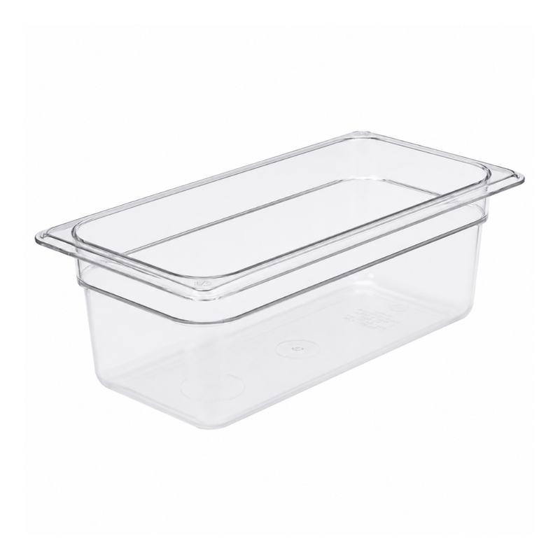 Nella 1/3 Size Food Pan 4" Deep, Clear