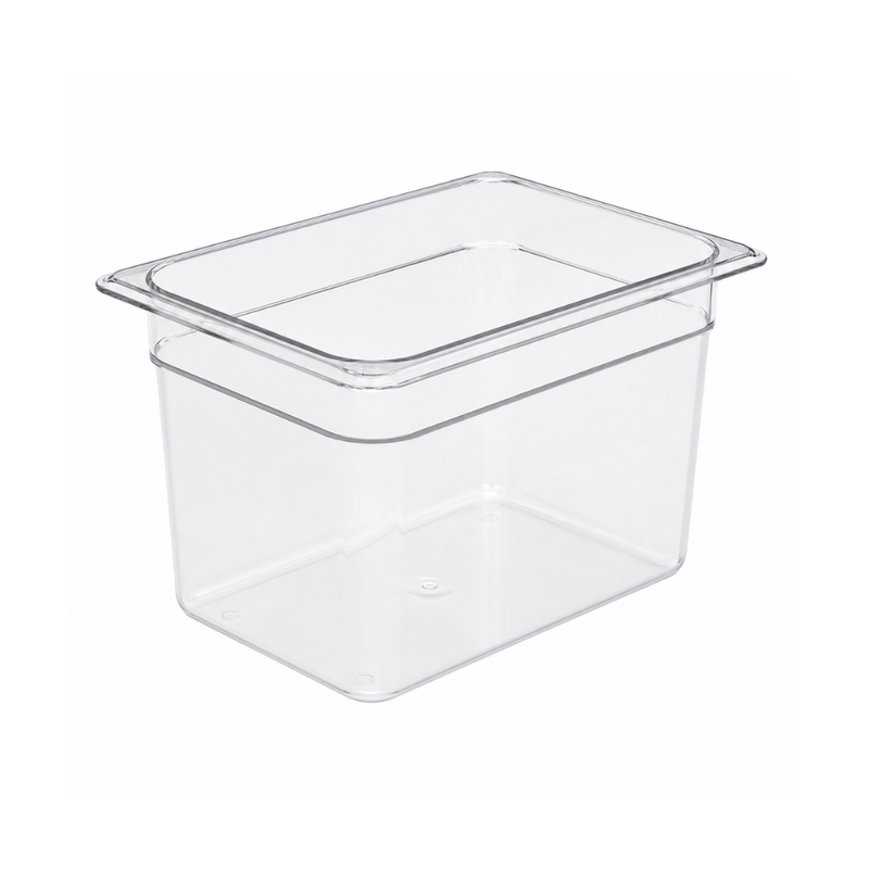 Nella 1/2 Size Food Pan with 8" Depth, Clear