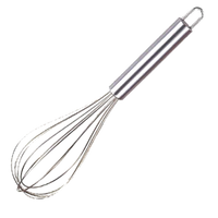 Nella 14" Piano Whip Stainless Steel