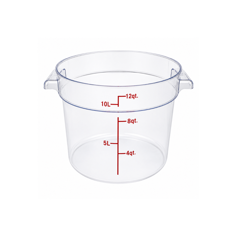 Nella 12 Qt Round Food Storage Container, Clear
