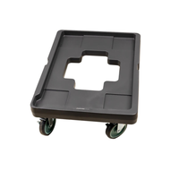 Nella Food Carrier Dolly with Cargo Strap, Grey