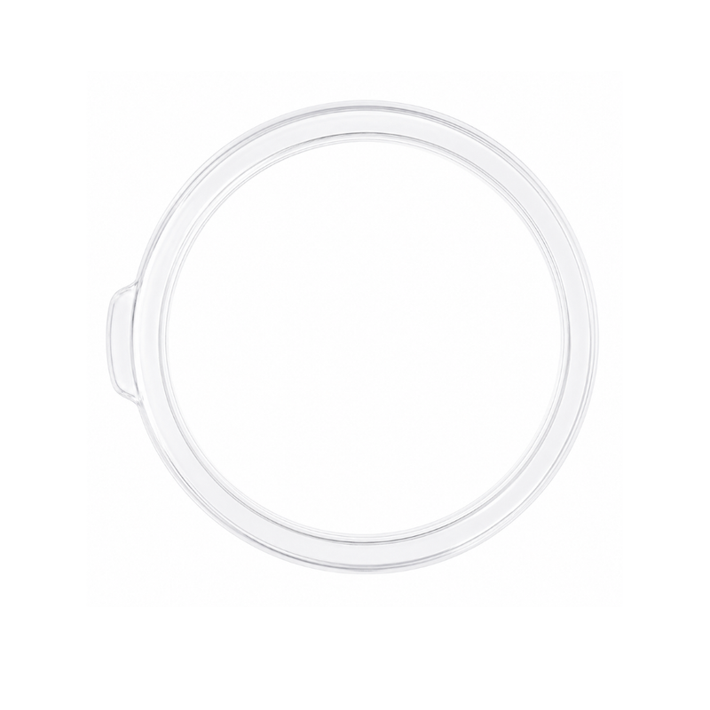 Nella Round Food Storage Cover for 1 Qt Containers, Clear