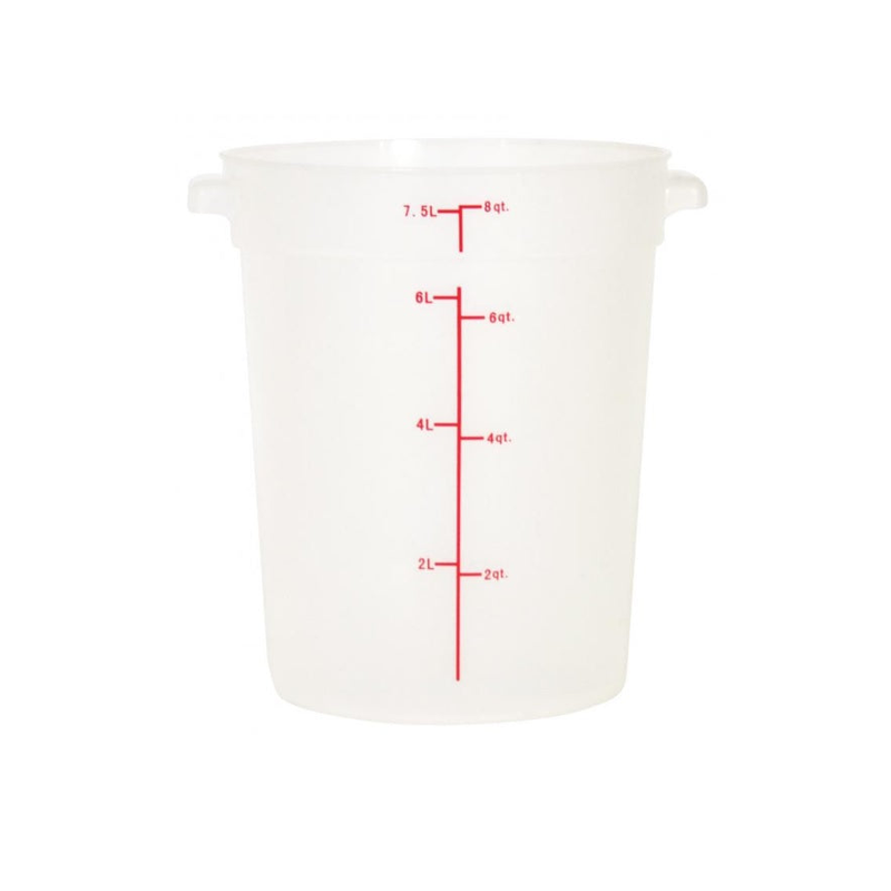 Nella 8 Qt Round Food Storage Container, Translucent