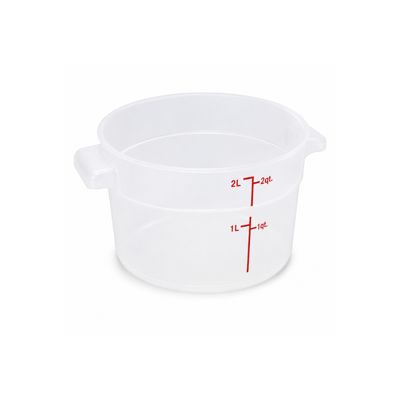 Nella 2 Qt Round Food Storage Container, Translucent