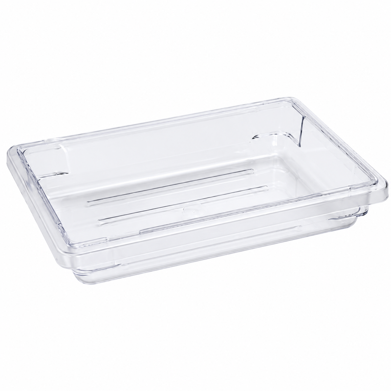 Nella 12" x 18" x 3.5" Rectangle Food Storage Container, Clear