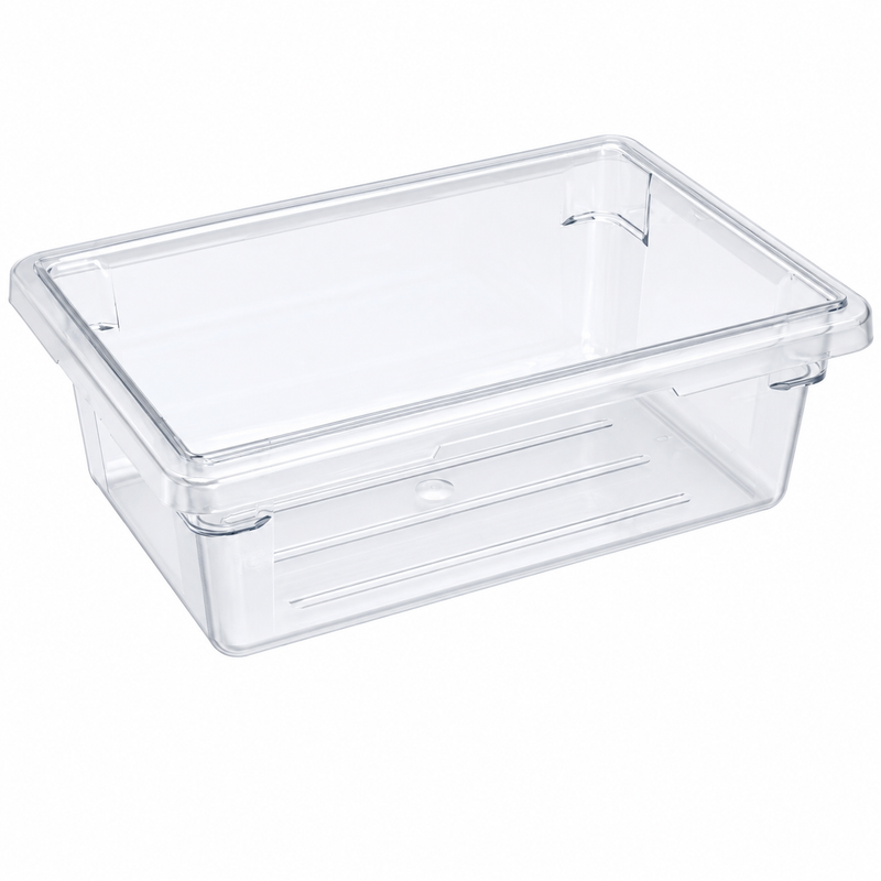Nella 12" x 18" x 6" Rectangle Food Storage Container, Clear