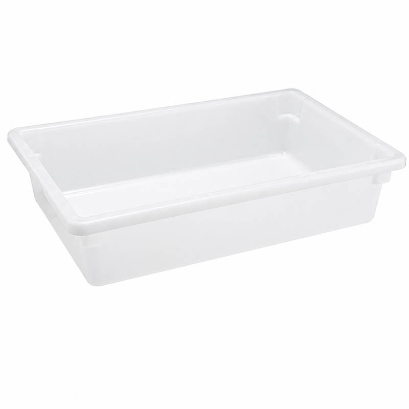 Nella 18" x 26" x 6" Rectangle Food Storage Container, White