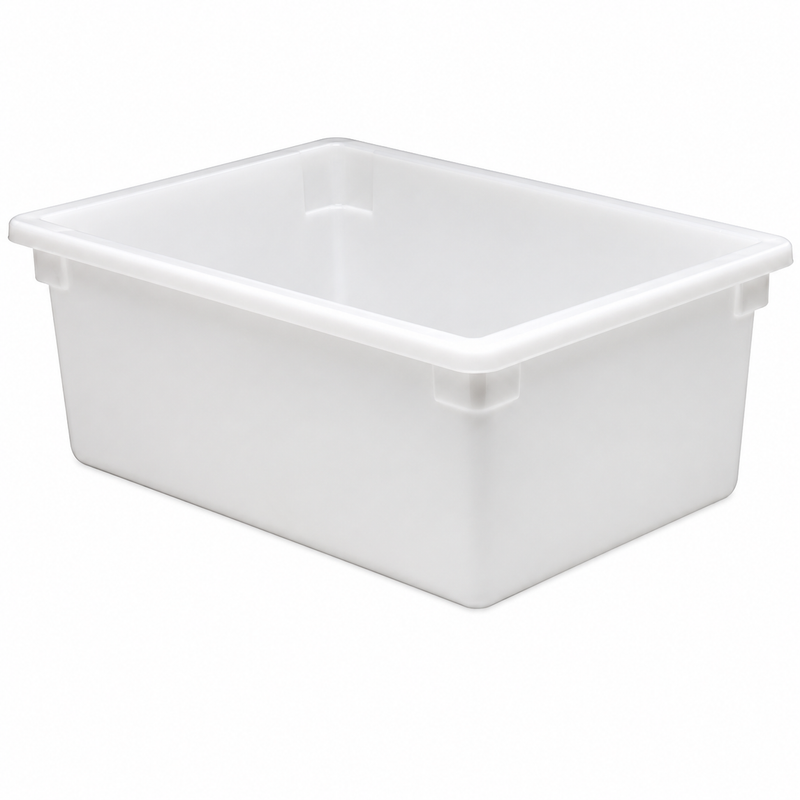 Nella 18" x 26" x 9" Rectangle Food Storage Container, White