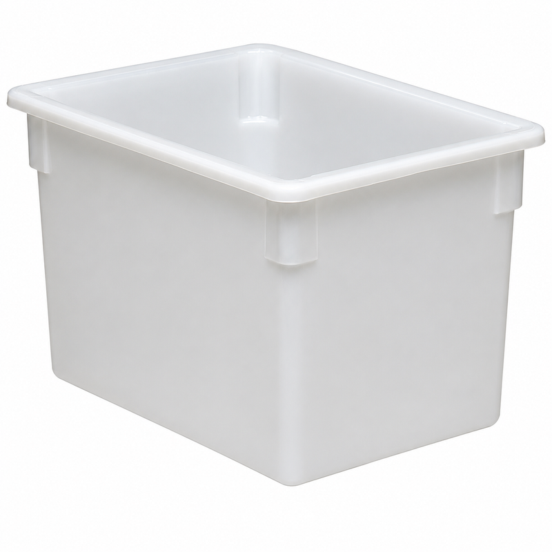 Nella 18" x 26" x 15" Rectangle Food Storage Container, White