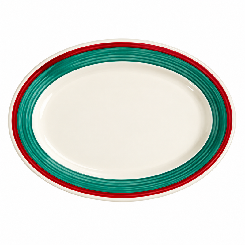 G.E.T. Diamond Portofino 12" x 9" Oval Platter