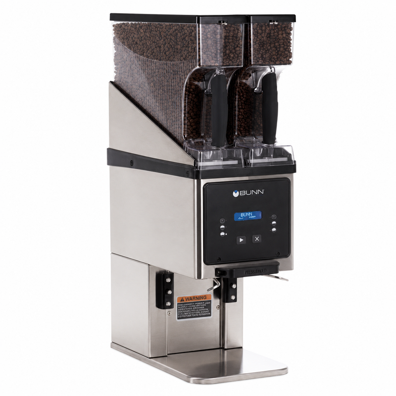 Bunn BrewWise MHG Multi Hopper Coffee Grinder with Removable Hoppers, Stainless Steel