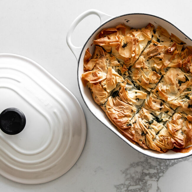Le Creuset 3.4L Oblong Casserole, Meringue