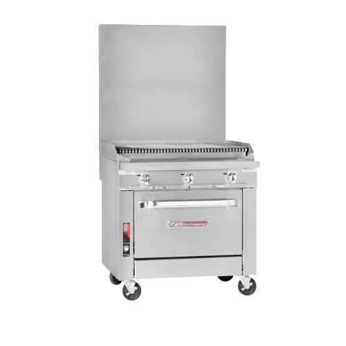 Southbend Platinum Heavy Duty 32" Charbroiler with 1 Oven Natural Gas 80,000 BTU