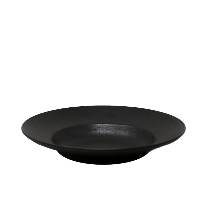 Nella 10.4" Deep Pasta Plate, Black, 6 /Case