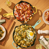 Le Creuset 10.2" Iron Handle Skillet, Sea Salt