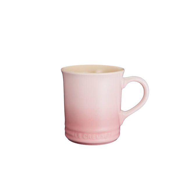Le Creuset 0.4 Litre Classic Mug, Shell Pink, 4 /Set
