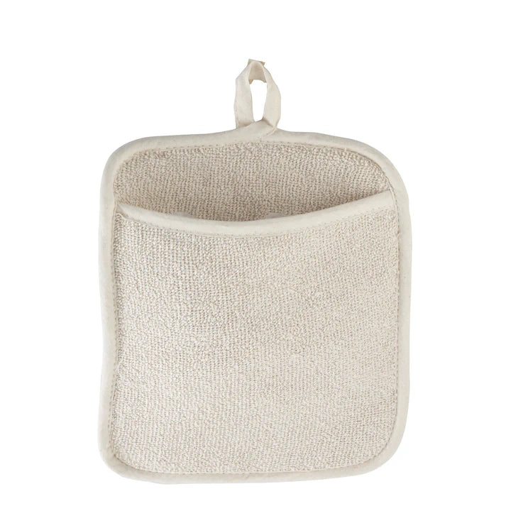 Winco Terry Cloth Pot Holder with Pocket, 8.5" x 9.5"