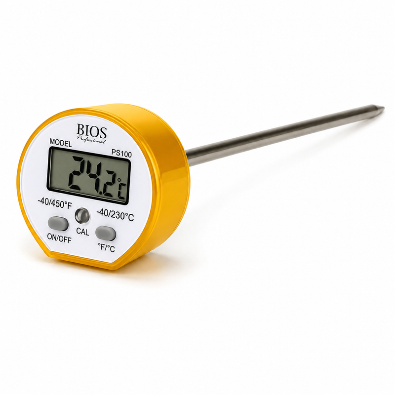 Bios Waterproof Digital Pocket Thermometer (C° / F° Mode) -40° to 232° C