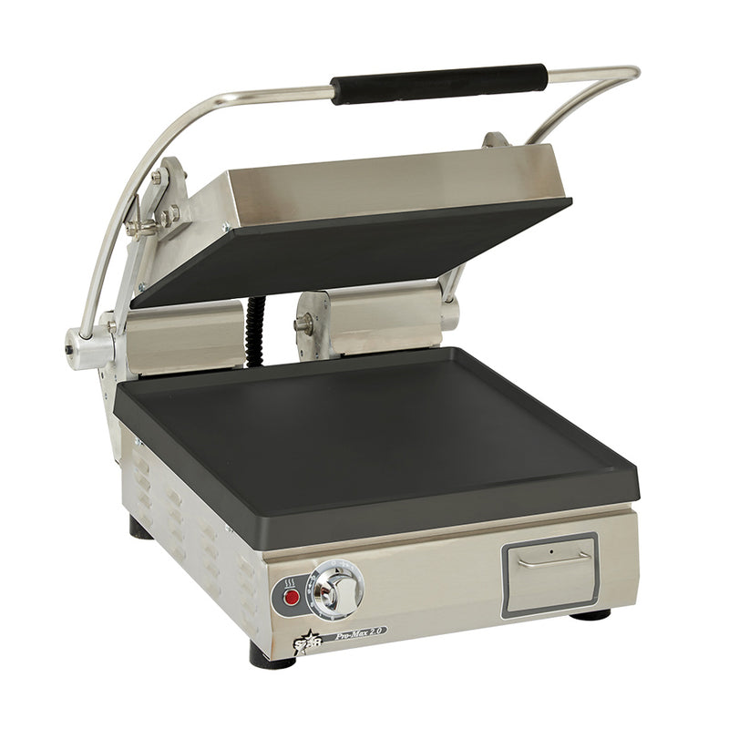 Star PST14I Pro-Max® 2.0 14.5" x 14" Panini Grill with Smooth Grill Plates & Thermostat Control
