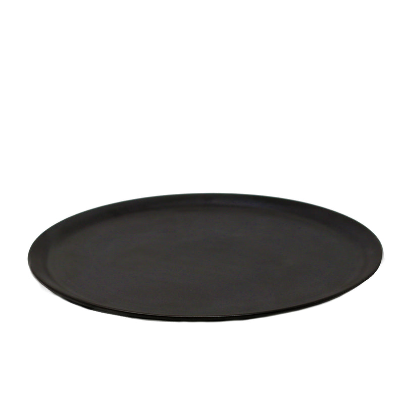 Nella 12.4" Pizza Plate, Black, 12 /Case