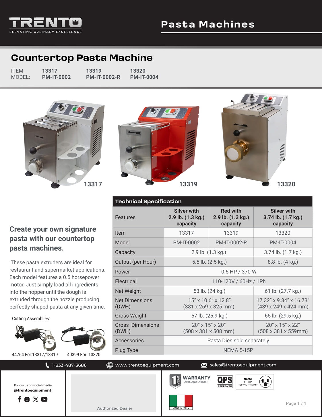 Spec Sheet