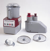Robot Coupe R2N 3 Qt Combination Food Processor Continuous Feed, Grey Bowl, One Speed, 1 HP
