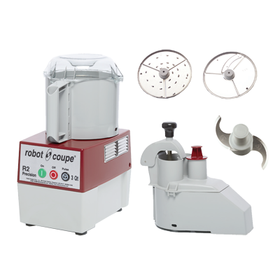 Robot Coupe 3L Grey Bowl with Handle Food Processor, Single Speed