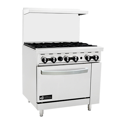 EFI 36" Range with Two Burners, 24" Griddle & Standard Oven, Natural Gas
