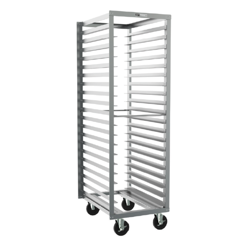 Metro 29" x 21" x 69.25" End Load Sheet Pan Rack with 20 Levels, 3" Spacing