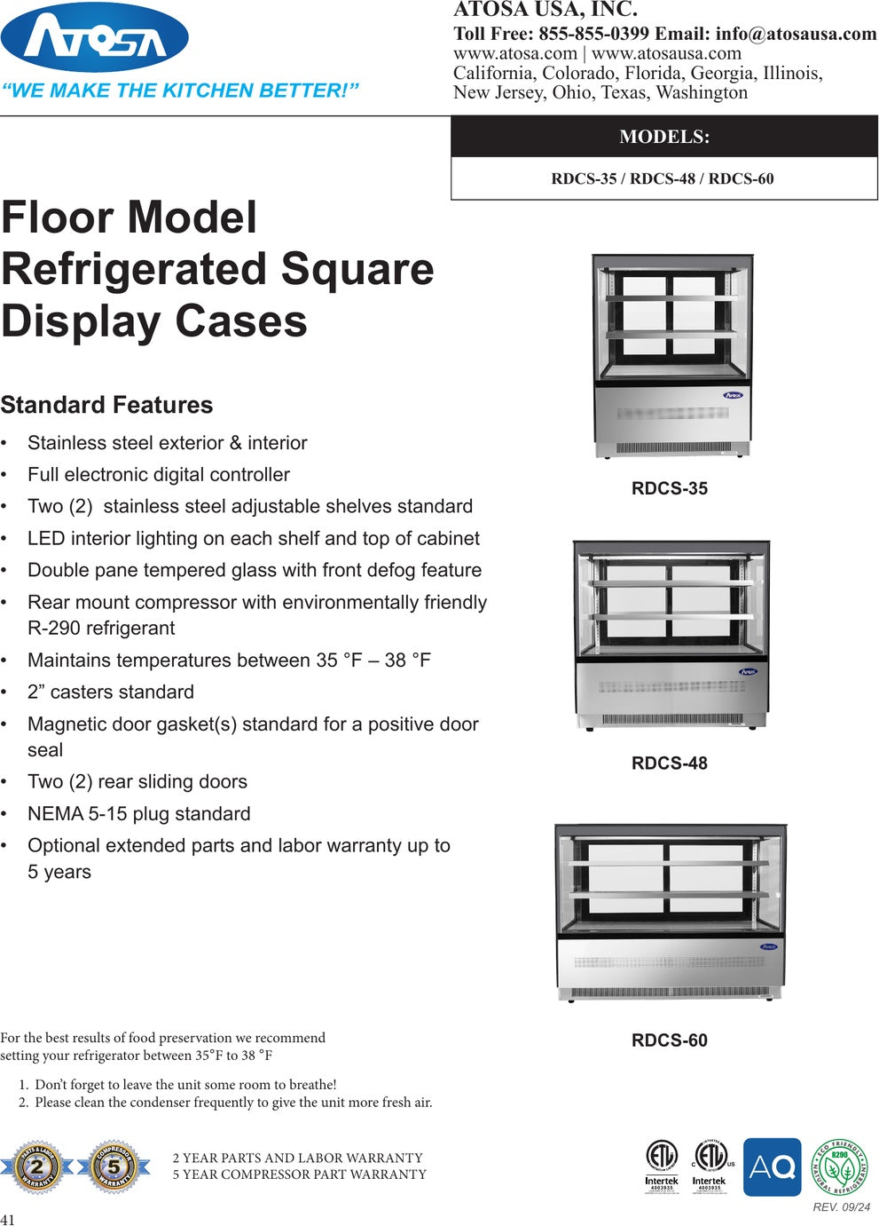 Spec Sheet