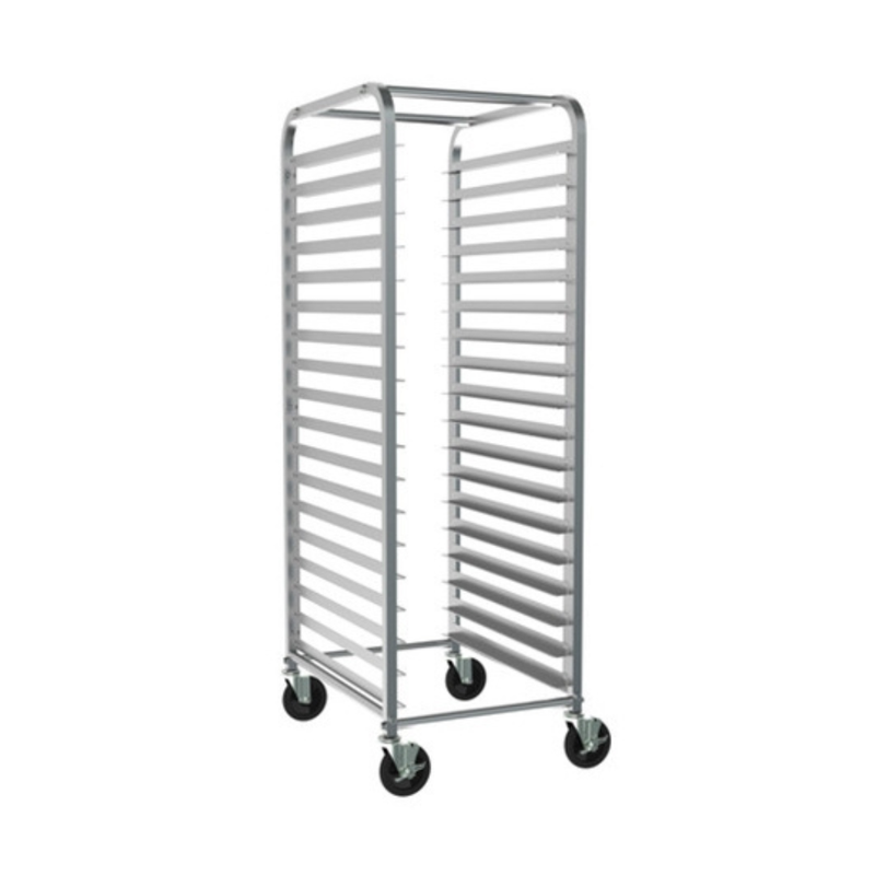 Metro 28" x 20.4" x 64" End Load Sheet Pan Rack with 18 Levels, 3" Spacing