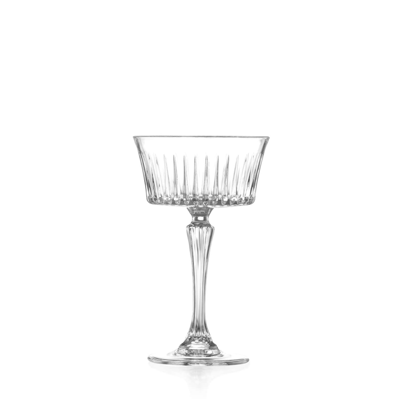 RCR 8.75 Oz Cristalleria Italiana Timeless Champagne Glass, 6/Case