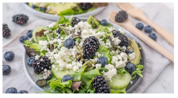 Blackberry Cucumber Feta Salad: A Bright Summer Favourite
