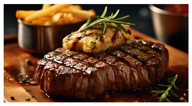 Juicy Steak: Perfectly Seared from Rare to Medium