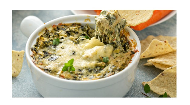 Delicious & Cheesy Spinach Dip