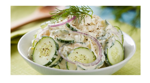Creamy and Delicious Dill Cucumber Salad