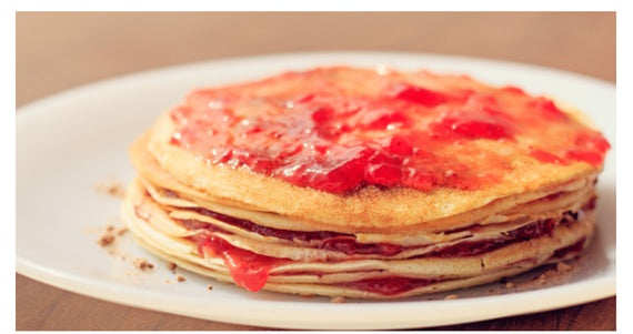 How to Make a Strawberry Jam Crepe Cake